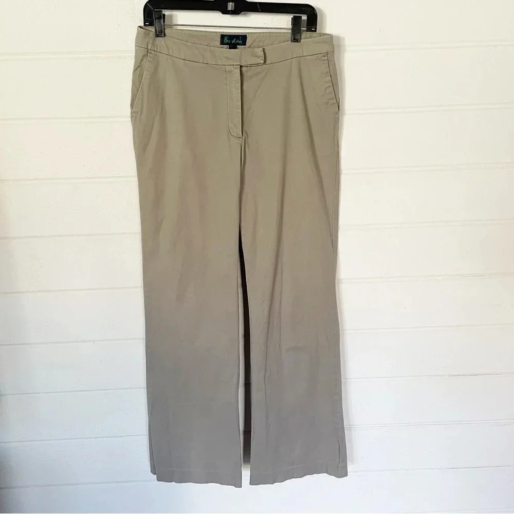 Boden Women’s Straight Leg Mid Rise Stretch Chino Pants Size 12